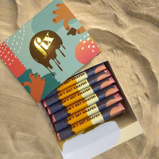Coffret Chocolat Kunefeh de Dubaï (6 tablettes de 200g)